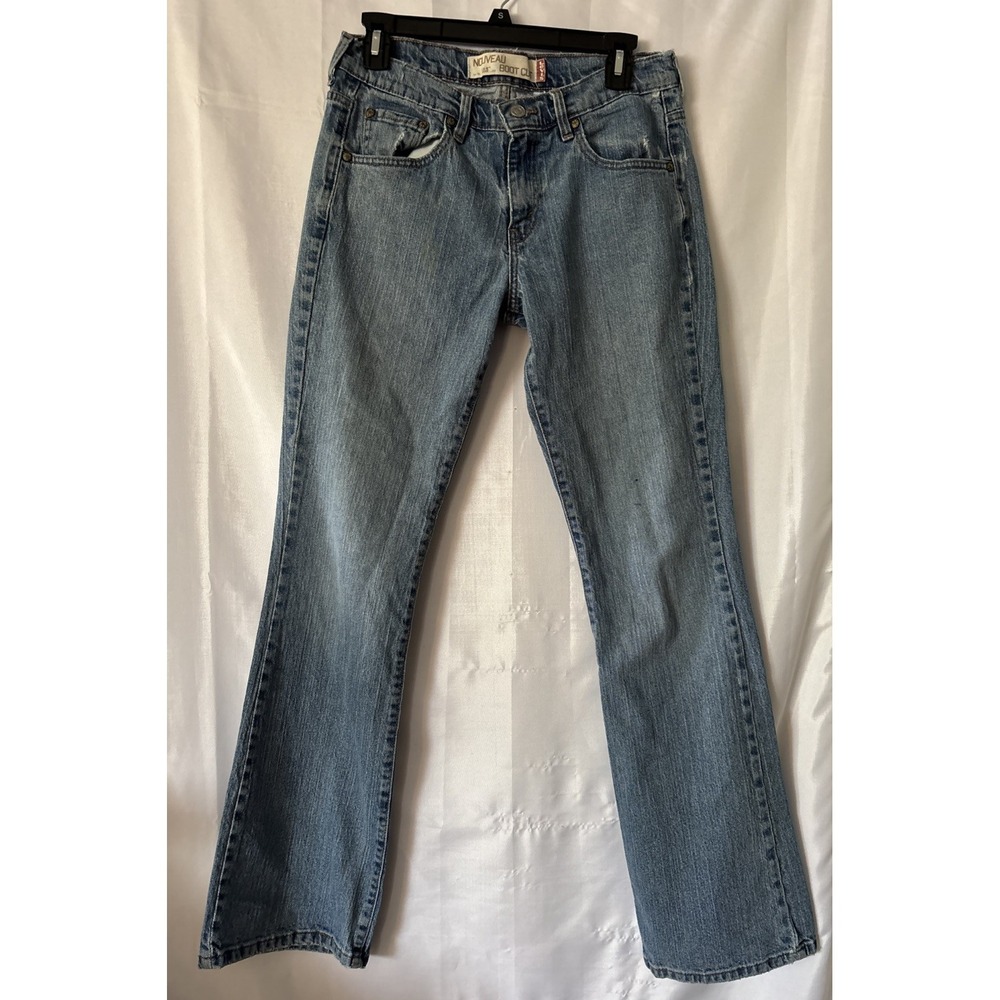 Levi's 515 Nouveau Boot Cut Jeans Women's 8L Mid Rise Y2K Vintage Denim
